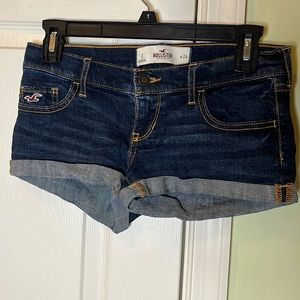 Hollister Dark Wash Jean Shorts 0